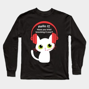 IT Cat Long Sleeve T-Shirt